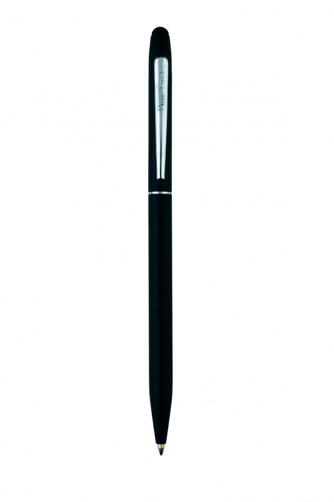 Logo trade advertising products image of: Metal ballpoint pen touch pen ADELINE Pierre Cardin