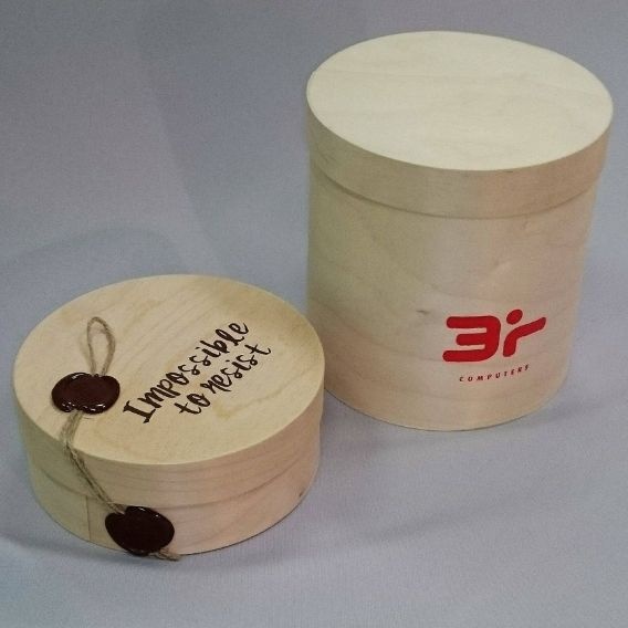 Logo trade promotional giveaways picture of: Wooden giftbox 130 x 26 x180 mm