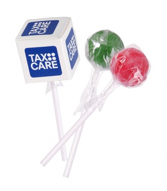 Logotrade promotional item picture of: Cube lollipops