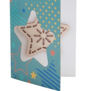 Logo trade promotional items image of: CreaX Christmas card, star