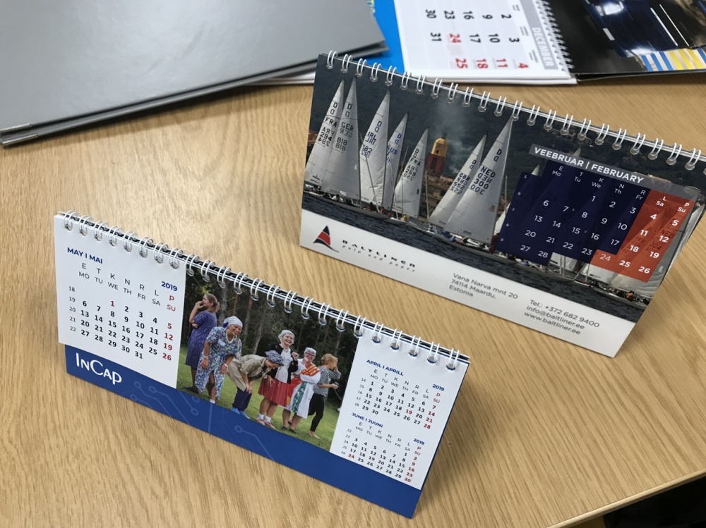 Logotrade promotional gifts photo of: Monthly desktop calendar