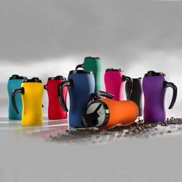 Logo trade corporate gifts picture of: THERMAL MUG COLORISSIMO, 450 ml