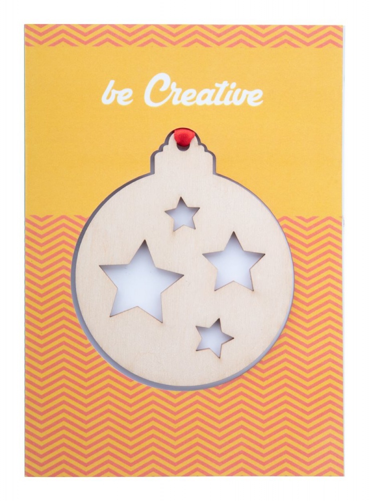 Logotrade promotional giveaway image of: TreeCard Christmas card, ball