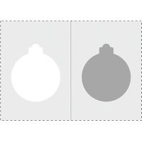 Logotrade business gifts photo of: TreeCard Christmas card, ball