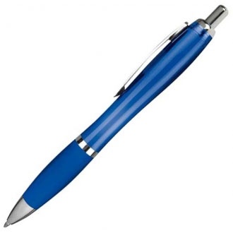 Logo trade promotional product photo of: Plastic pen, blue