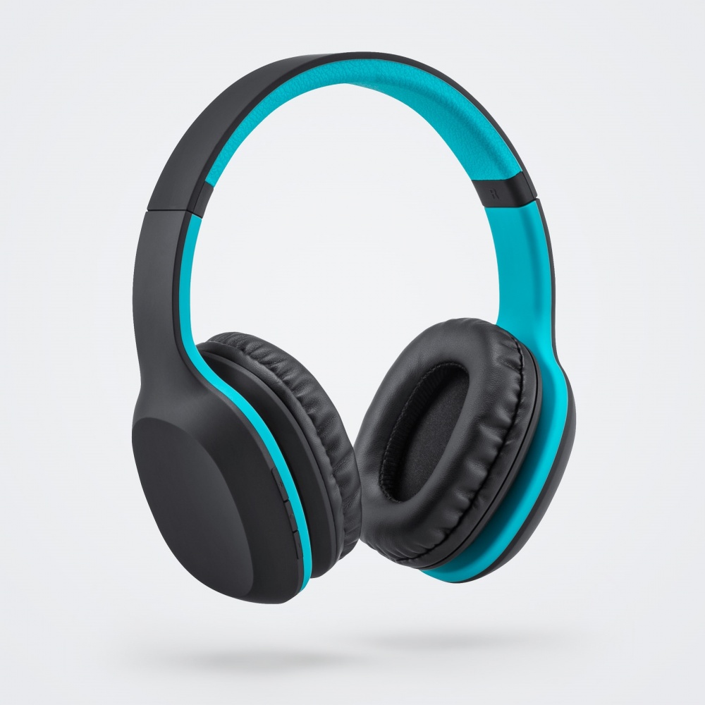 Logotrade promotional gift picture of: Wireless headphones Colorissimo, turquoise