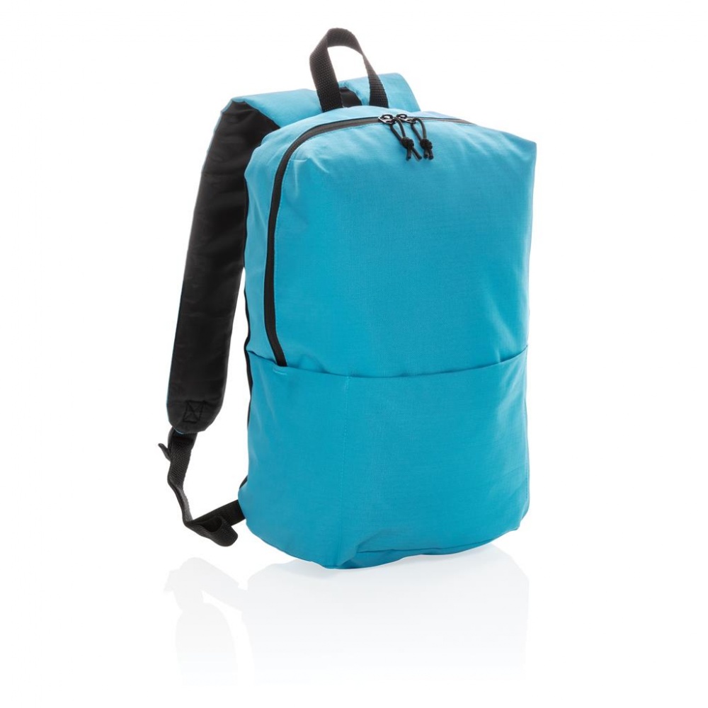 Logo trade promotional items image of: Casual backpack PVC free, blue