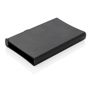 Logo trade promotional product photo of: Standard aluminium RFID cardholder, black