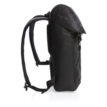 Logo trade promotional gift photo of: Osaka  rPET backpack, black