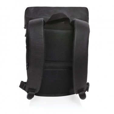 Logotrade promotional giveaways photo of: Osaka  rPET backpack, black