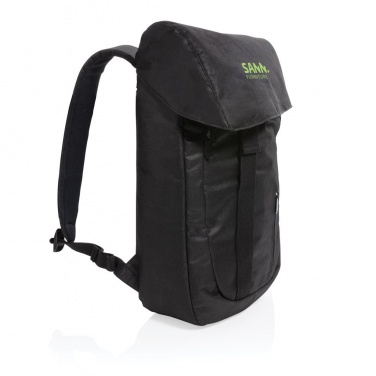 Logotrade promotional product image of: Osaka  rPET backpack, black