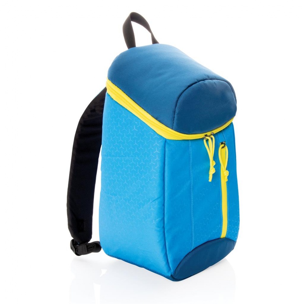 Logo trade promotional merchandise picture of: Hiking cooler backpack 10L, blue