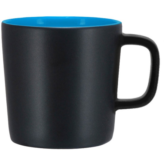 Logotrade promotional merchandise photo of: Ebba mug 25cl, black/blue