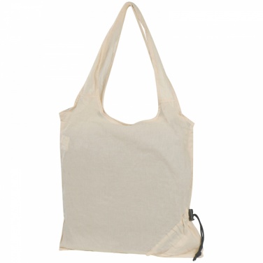 Logo trade promotional item photo of: Foldable cotton bag, White