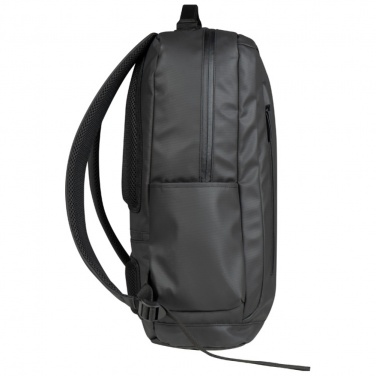 Logotrade promotional item picture of: High-quality, water-resistant backpack, black