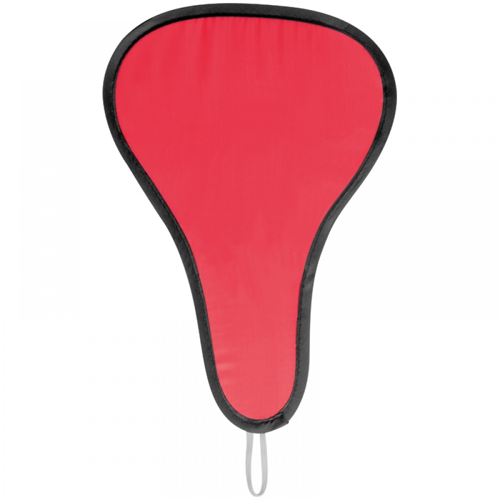 Logo trade promotional giveaways picture of: Foldable fan, Red
