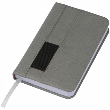 Logotrade promotional giveaway picture of: Notebook with pocket A6, Grey