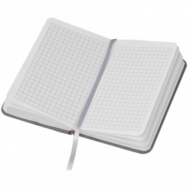Logotrade promotional merchandise image of: Notebook with pocket A6, Grey