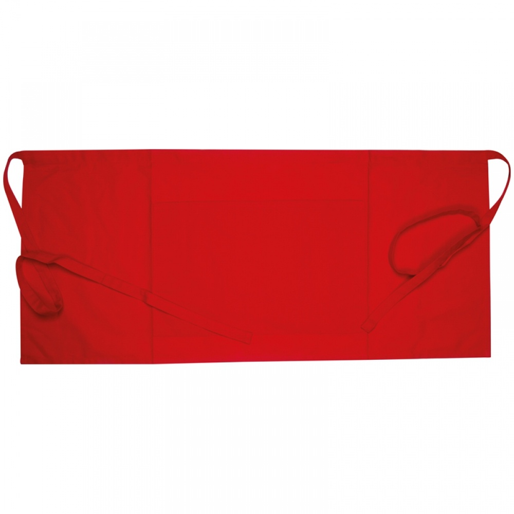 Logotrade promotional giveaway image of: Apron - small 180g Eco tex, Red