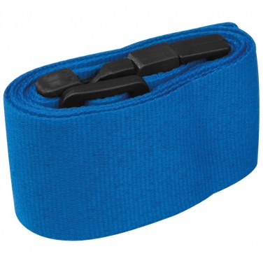 Logotrade promotional item image of: Adjustable luggage strap, Blue