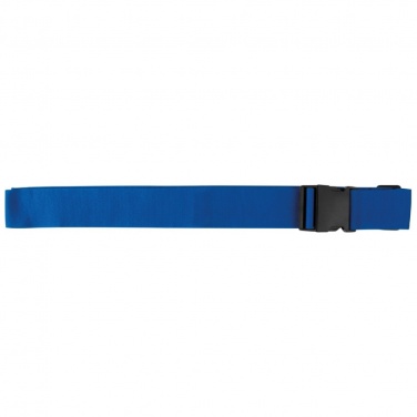 Logo trade promotional products image of: Adjustable luggage strap, Blue
