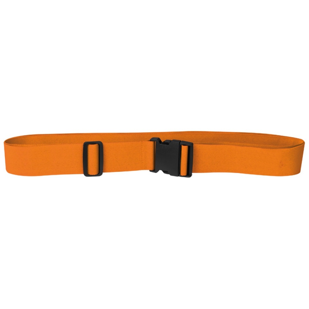 Logotrade promotional giveaway image of: Adjustable luggage strap, Orange
