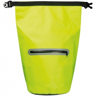 Logo trade promotional gifts image of: Waterproof bag with reflective stripes, Yellow