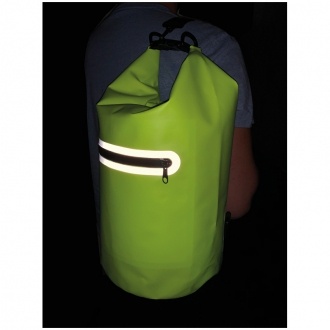 Logo trade advertising products image of: Waterproof bag with reflective stripes, Yellow