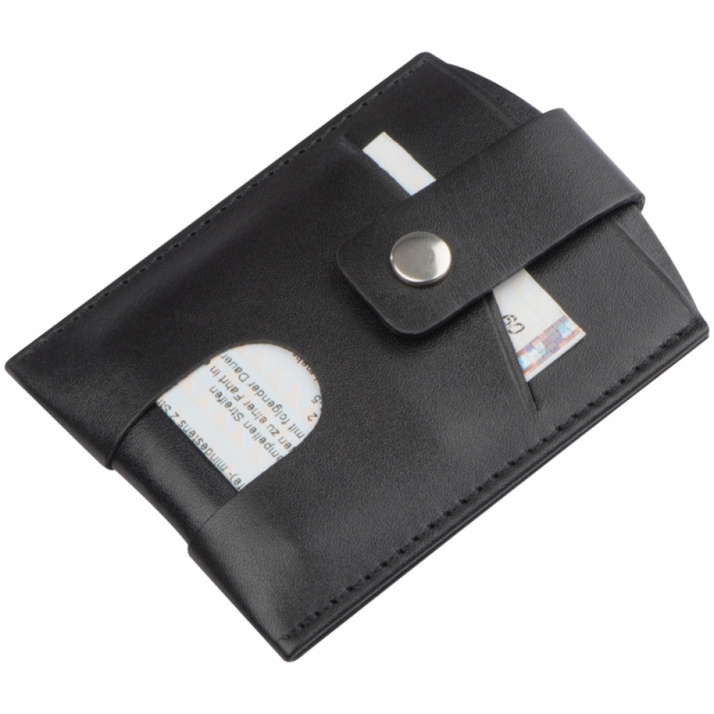 Logo trade corporate gift photo of: RFID Card case, Black color