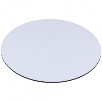 Logotrade promotional products photo of: Round mousepad, White
