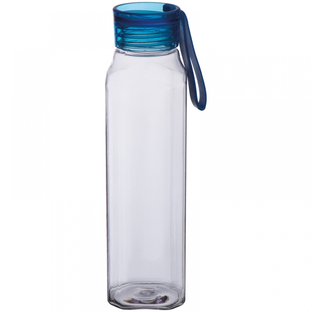 Logo trade advertising products image of: TRITAN bottle with handle 650 ml, Blue