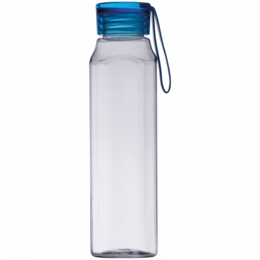 Logo trade promotional merchandise picture of: TRITAN bottle with handle 650 ml, Blue