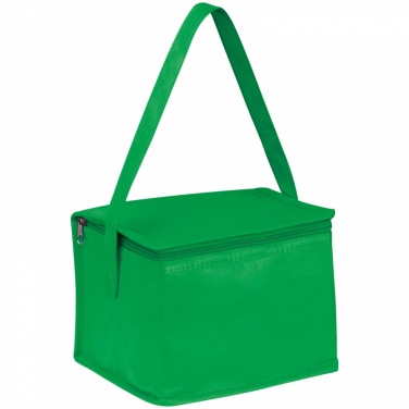 Logotrade promotional merchandise image of: Non-woven cooling bag - 6 cans, Green
