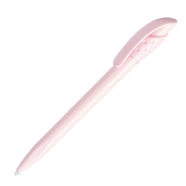 Logo trade promotional merchandise picture of: Golff Safe Touch antibacterial ballpoint pen, pink