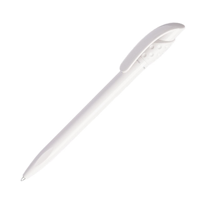 Logo trade promotional giveaway photo of: Golff Safe Touch antibacterial ballpoint pen, grey
