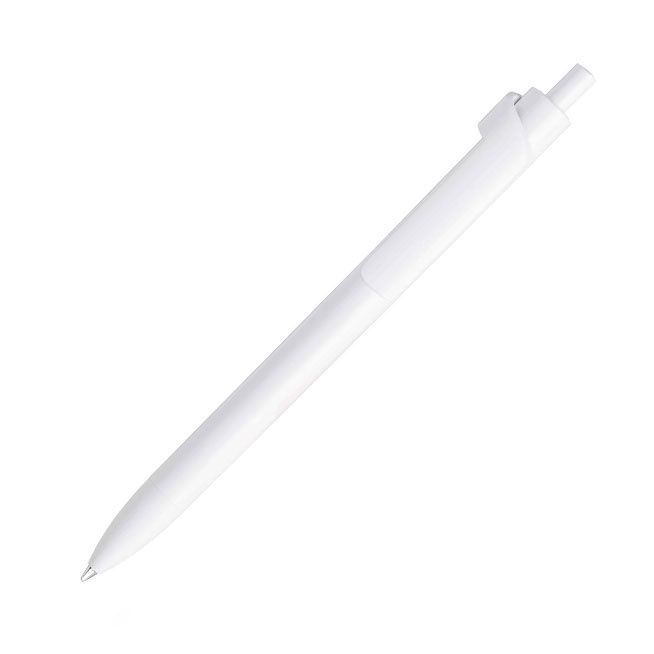Logotrade promotional gift picture of: Forte Safe Touch antibacterial ballpoint pen, white