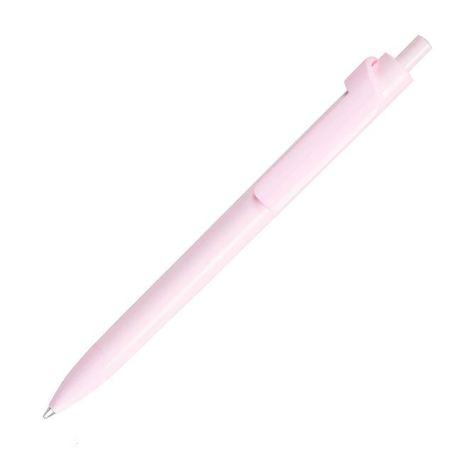 Logotrade advertising product picture of: Forte Safe Touch antibacterial ballpoint pen, pink
