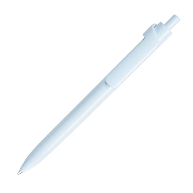 Logo trade advertising products picture of: Forte Safe Touch antibacterial ballpoint pen, blue