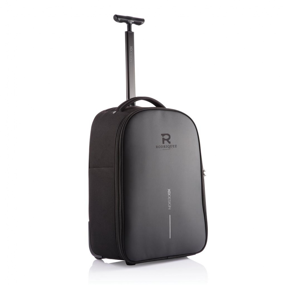 Logo trade promotional merchandise picture of: Bobby backpack trolley, black