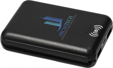 Logotrade corporate gift picture of: Dense 5000 mAh wireless power bank, black