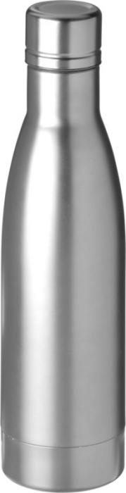 Logo trade business gifts image of: Vasa copper vacuum insulated bottle, 500 ml, silver