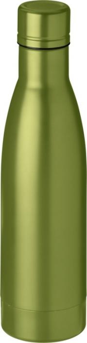 Logo trade corporate gifts image of: Vasa copper vacuum insulated bottle, 500 ml, green
