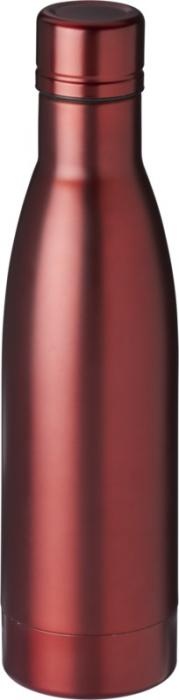Logo trade promotional giveaway photo of: Vasa copper vacuum insulated bottle, 500 ml, red