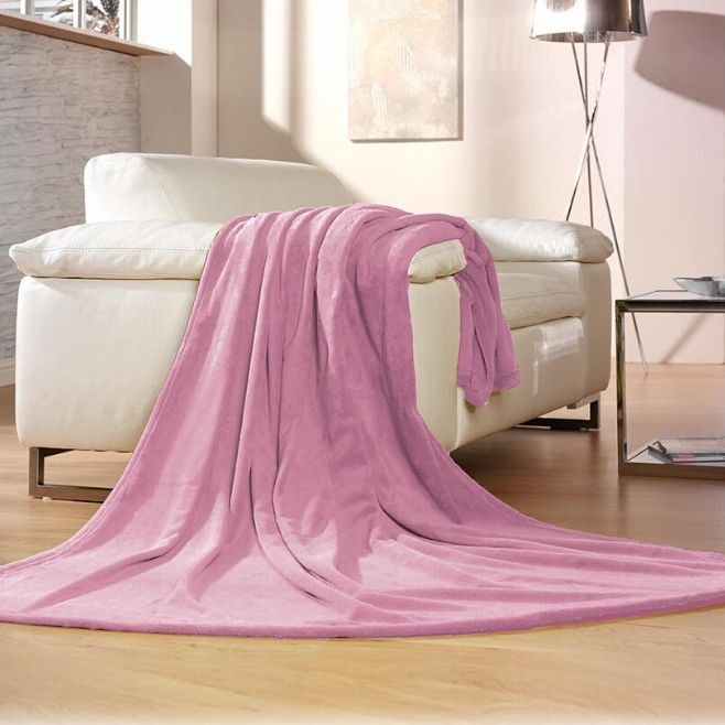 Logotrade promotional items photo of: Memphis blanket, pink