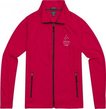 Logo trade promotional merchandise photo of: Fleece jacket Rixford Polyfleece Full Zip, red
