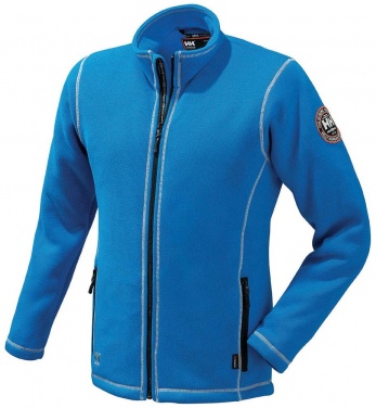 Logo trade business gift photo of: Fleece jacket HAY RIVER, blue