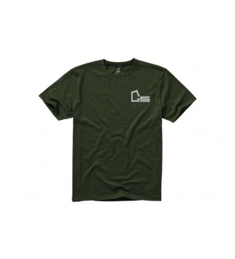 Logo trade corporate gift photo of: Nanaimo short sleeve T-Shirt, army green