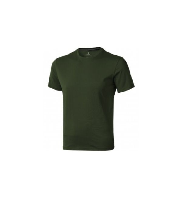 Logo trade promotional giveaways image of: Nanaimo short sleeve T-Shirt, army green
