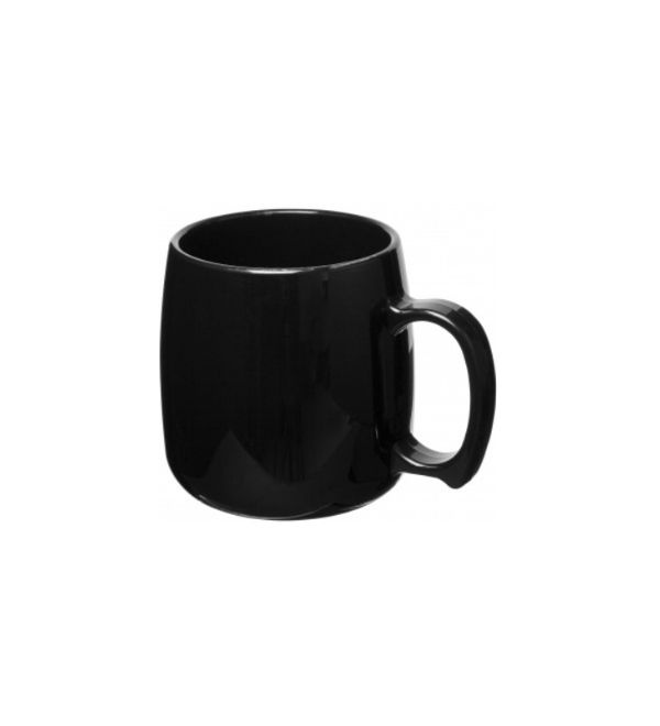 Logo trade promotional gifts picture of: Classic 300 ml plastic mug, black