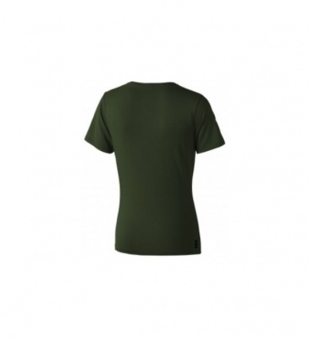 Logotrade promotional item image of: Nanaimo short sleeve ladies T-shirt, army green